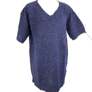 J. Crew Womens Sweater Size XL Blue Wool Blend